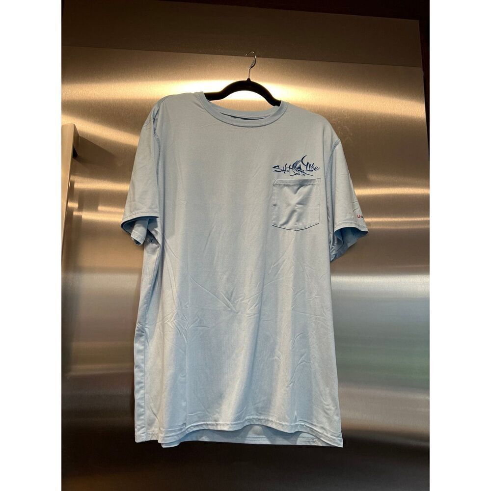 Salt life mens shirt large blue uva‎